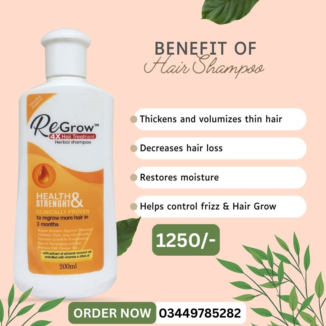 Re-Grow Shampoo 4x Hair growth